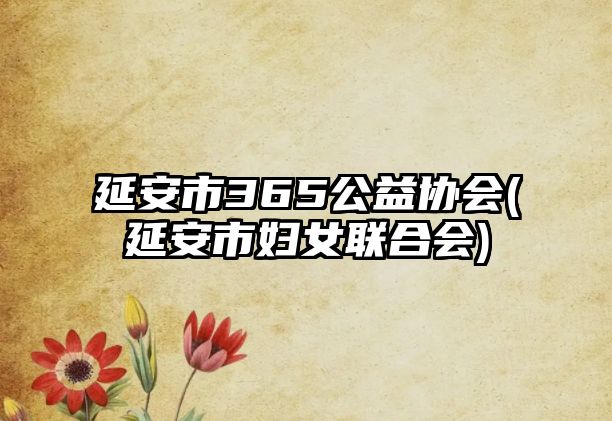 延安市365公益協(xié)會(延安市婦女聯(lián)合會)