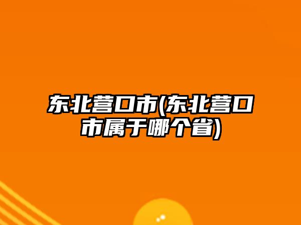 東北營口市(東北營口市屬于哪個省)