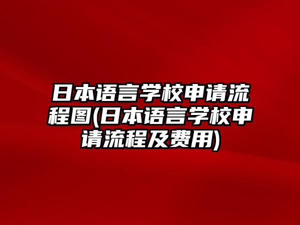 日本語言學(xué)校申請流程圖(日本語言學(xué)校申請流程及費用)