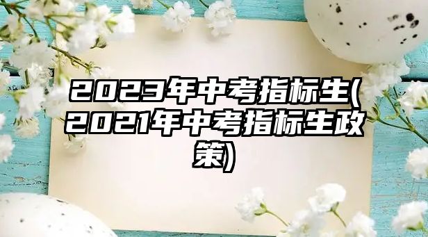 2023年中考指標(biāo)生(2021年中考指標(biāo)生政策)