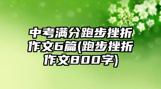 中考滿分跑步挫折作文6篇(跑步挫折作文800字)