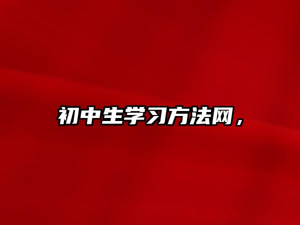 初中生學(xué)習(xí)方法網(wǎng)，